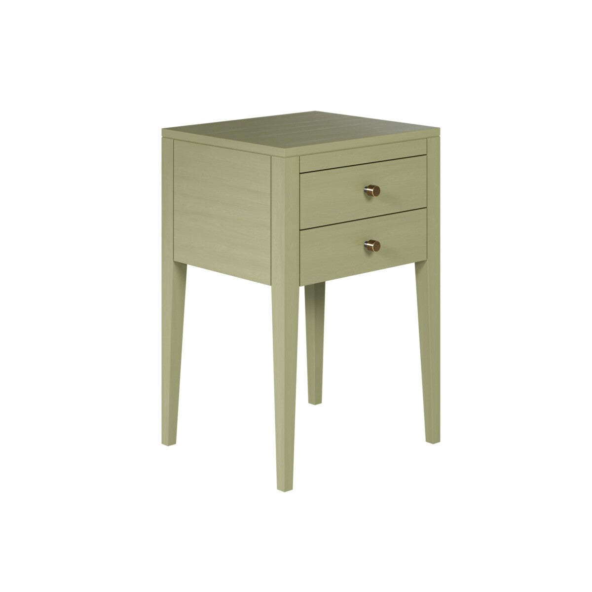 Radford Lichen Two Drawer Bedside Table | Oak Bedside Table