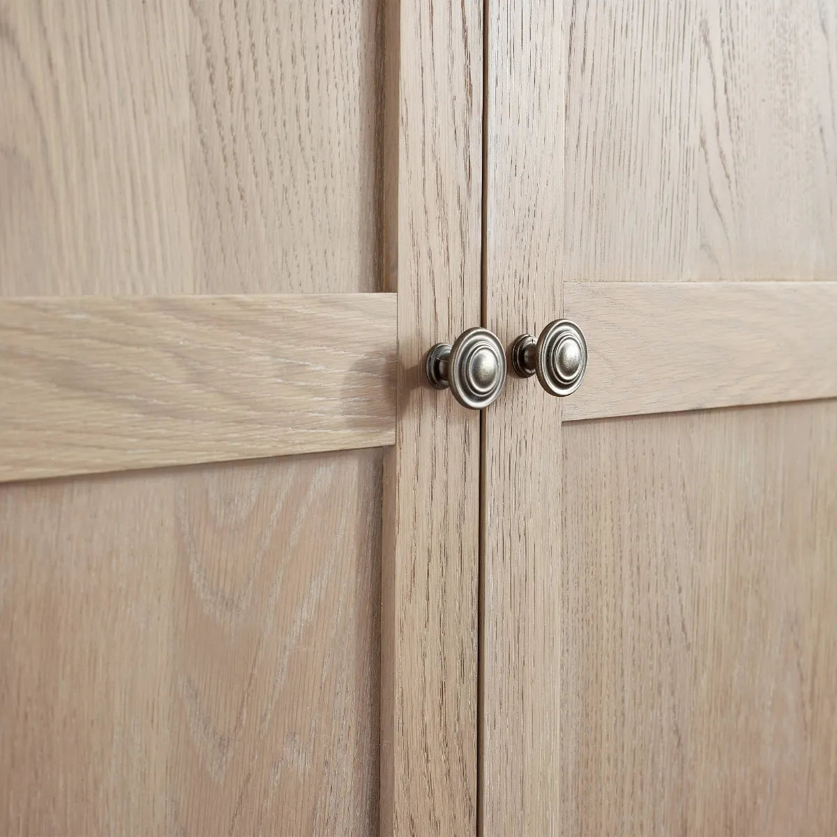 Shop the Camille Oak Limed Double Wardrobe, a timeless French-inspired design with elegant curves and intricate detailing. FREE UK MAINLAND DELIVERY. Shop online now at www.nobleandnook.co.uk