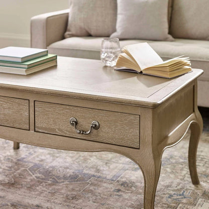 Camille French Style Rectangular Coffee Table