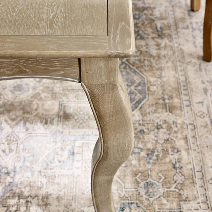Camille French Style 4–6 Seater Extending Dining Table | Limed Oak