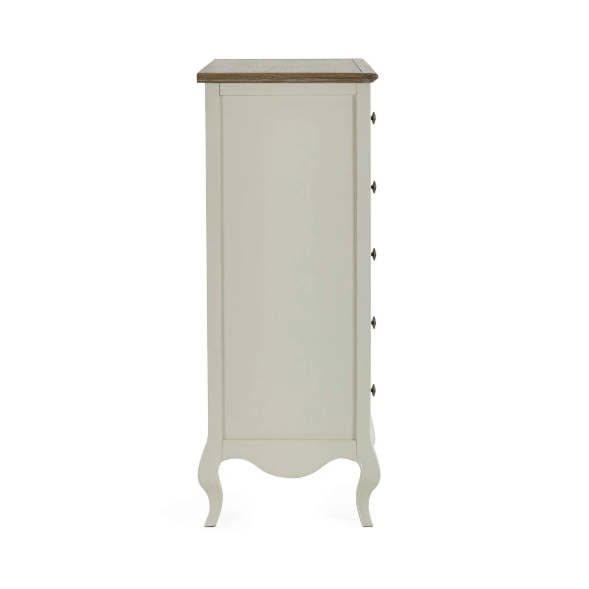 Camille 4+2 Chest of Drawers | Ivory & Limed Oak