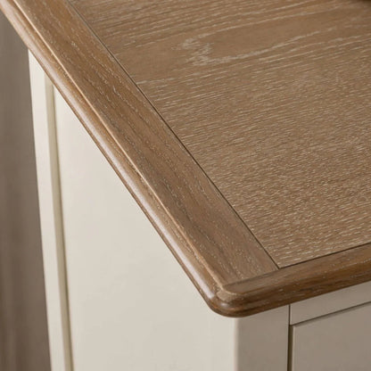Camille 4+2 Chest of Drawers | Ivory & Limed Oak