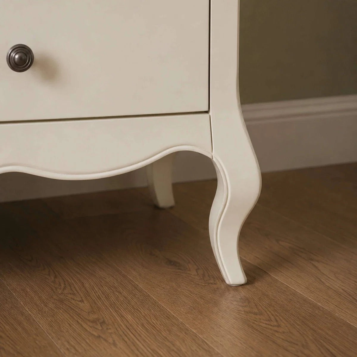 Camille 6 Drawer Wide Chest | Ivory & Limed Oak