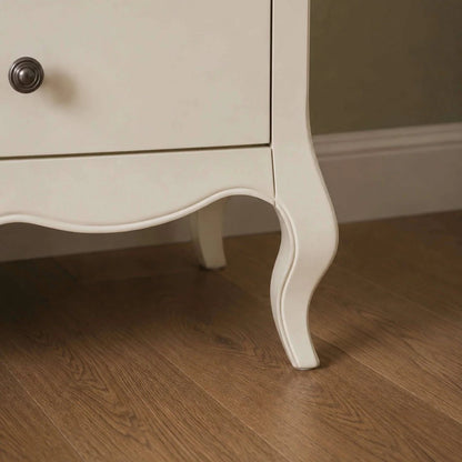Camille 6 Drawer Wide Chest | Ivory & Limed Oak