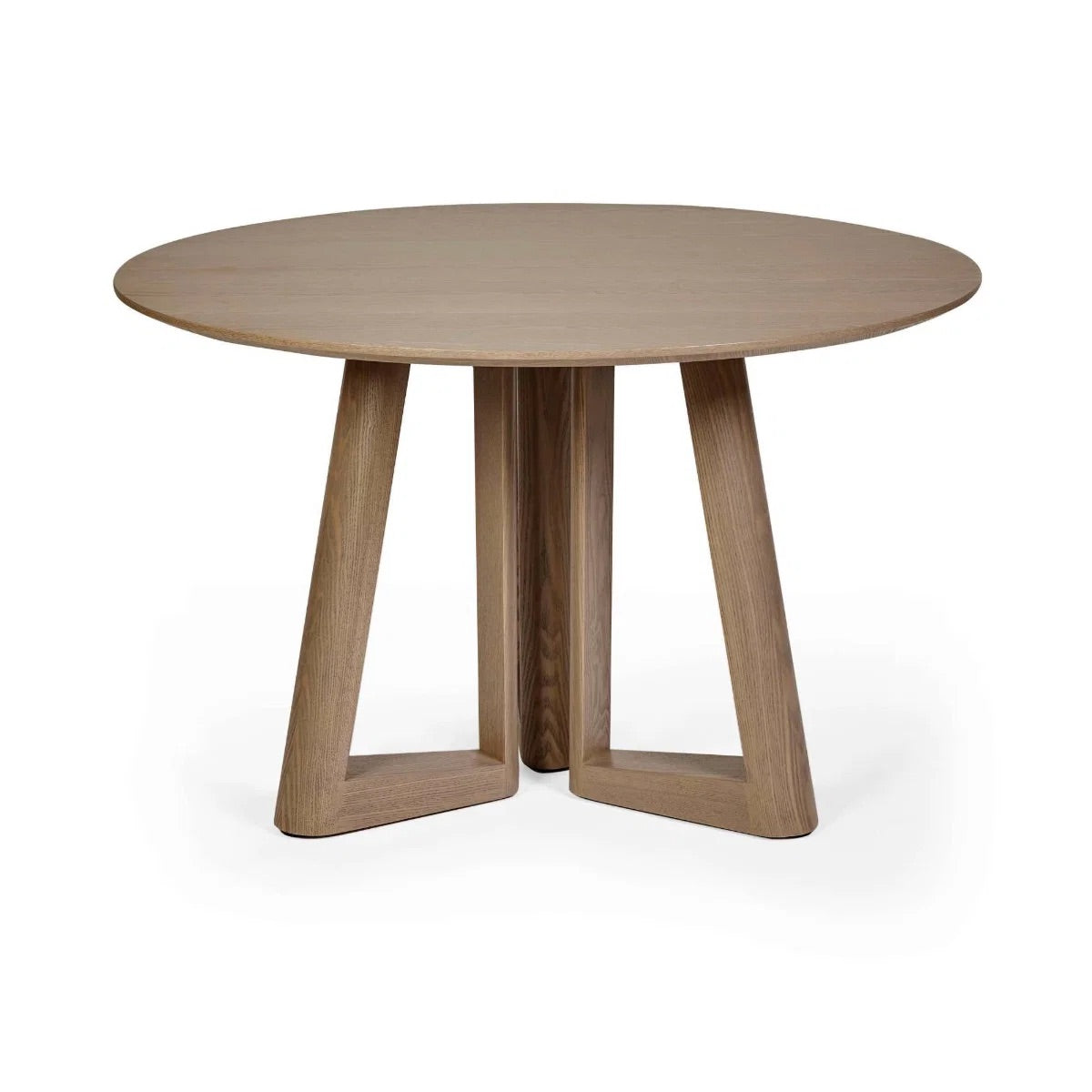 Caravelle 4 Seater Round Dining Table | Smokey Oak
