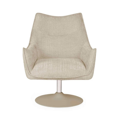 Caspian Upholstered Swivel Lounge Chair | Chenille