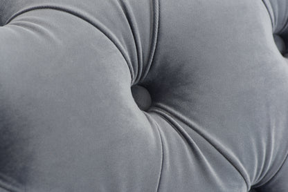 Elevate your living space with the Chesterfield 2-Seater Sofa, upholstered in velvet. Offering a blend of timeless elegance and modern comfort. Shop online today at www.nobleandnook.co.uk
