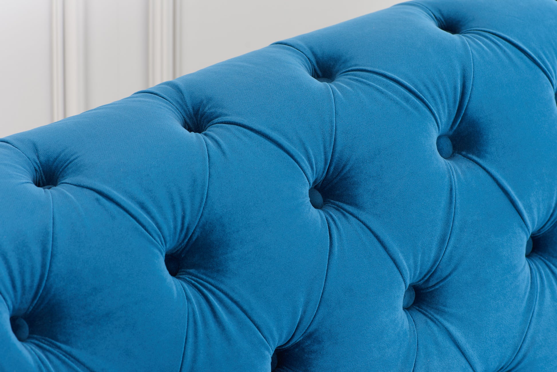 Shop the Chesterfield 3-Seater Sofa in Midnight Velvet featuring beautiful button detailing, gentle curves for a traditionally inspired style. Shop online today at www.nobleandnook.co.uk
