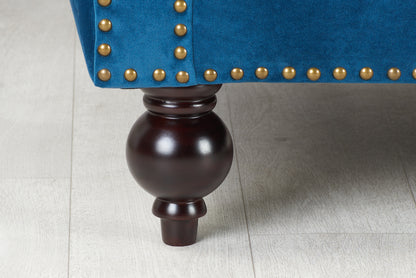 Shop the Chesterfield 3-Seater Sofa in Midnight Velvet featuring beautiful button detailing, gentle curves for a traditionally inspired style. Shop online today at www.nobleandnook.co.uk