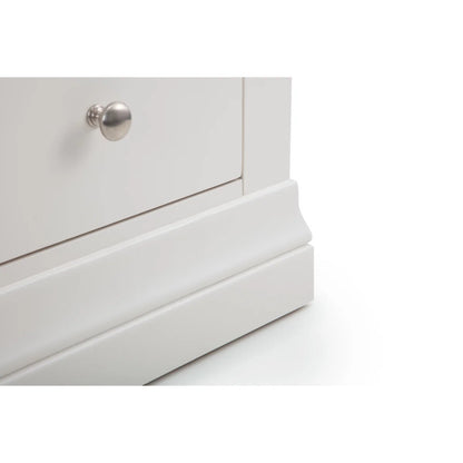 Clermont 4+3 Drawer Chest in White
