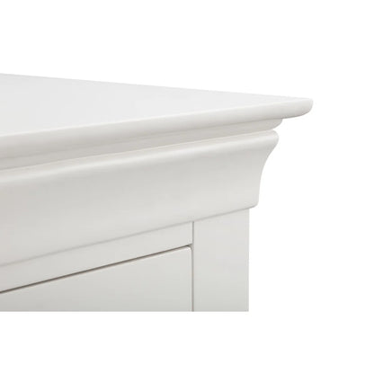 Clermont 4+3 Drawer Chest in White