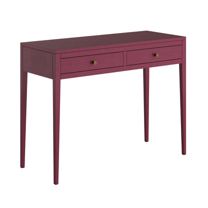 Shop the timeless elegance of the Radford Console in Red Oak with visible grain by D.I.Designs. FREE UK Mainland Delivery. Shop online today at www.nobleandnook.co.uk