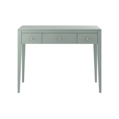 Shop this beautifully crafted pigeon grey console table, designed to combine elegance and functionality. Perfect for hallways, living rooms, or bedrooms. Shop online today at www.nobleandnook.co.uk