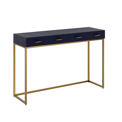 Shop the Willersley navy console table, a luxurious addition to your home by D.I. Designs. FREE UK Mainland Delivery. Shop online today at www.nobleandnook.co.uk
