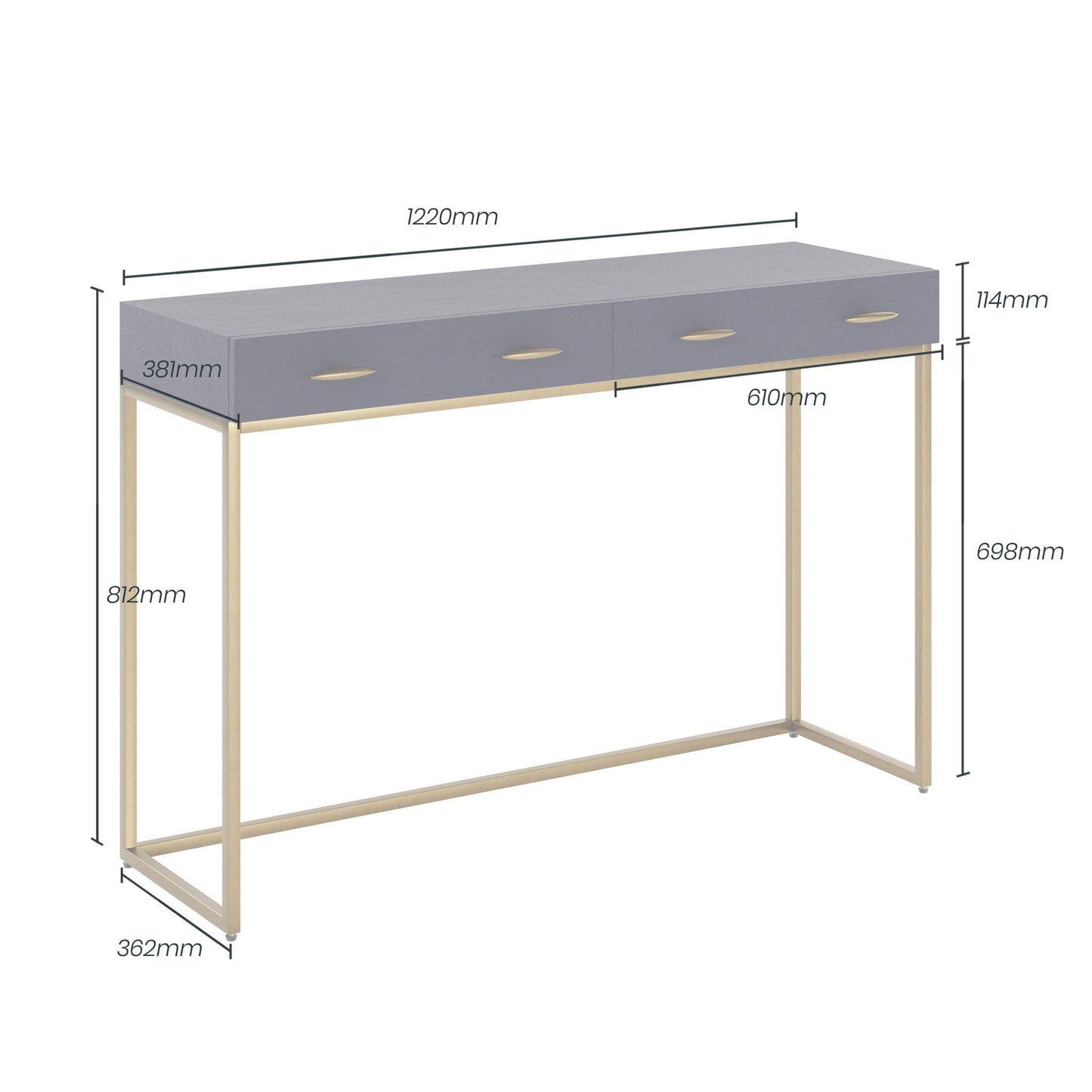 Shop the Willersley navy console table, a luxurious addition to your home by D.I. Designs. FREE UK Mainland Delivery. Shop online today at www.nobleandnook.co.uk