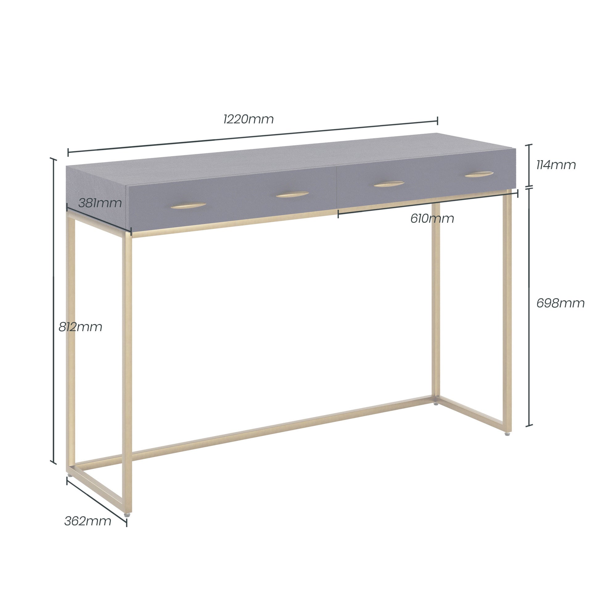 Shop the Willersley navy console table, a luxurious addition to your home by D.I. Designs. FREE UK Mainland Delivery. Shop online today at www.nobleandnook.co.uk