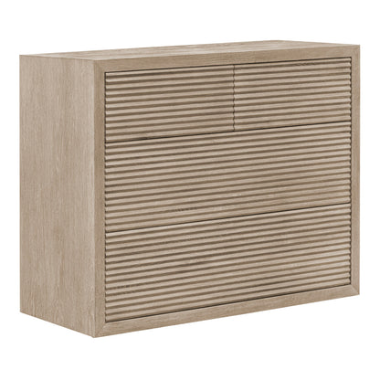 Wickham Chest of Drawers | Ribbed Oak