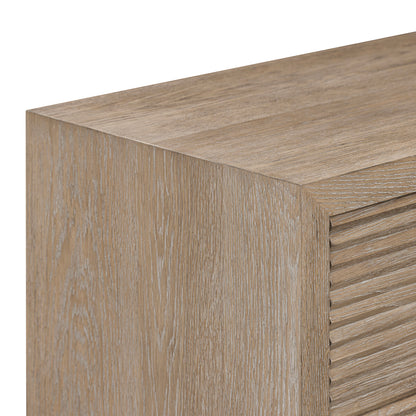 Wickham Chest of Drawers | Ribbed Oak