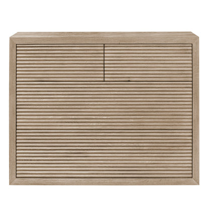 Wickham Chest of Drawers | Ribbed Oak