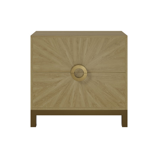 Shop the exquisite two-drawer chest, crafted from luxurious oak with oak sunburst sandblasted effect. FREE UK MAINLAND DELIVERY. Shop online now at www.nobleandnook.co.uk