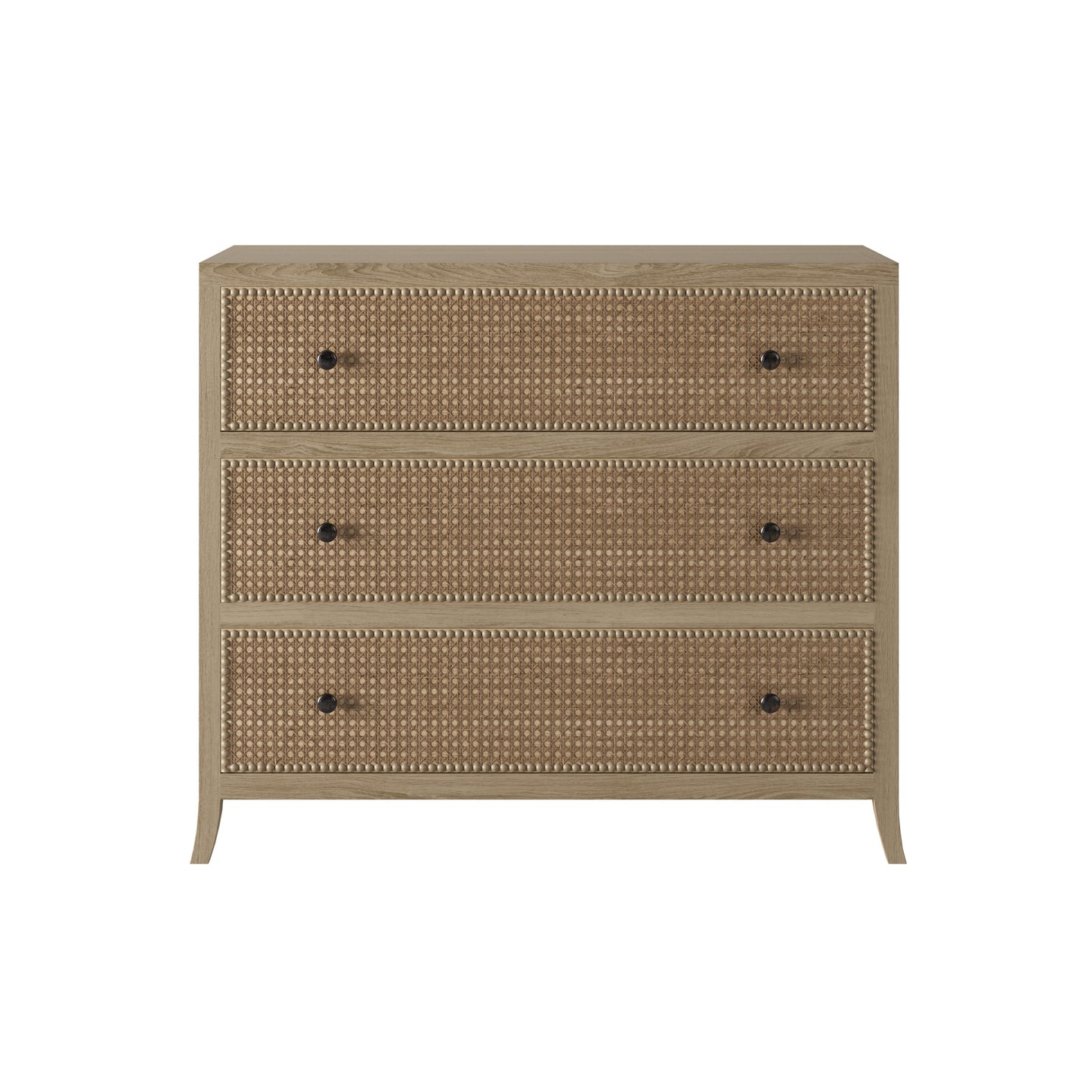 Shop the elegant Witley Chest of Drawers in oak with rattan latticed front by D.I. Designs. FREE UK MAINLAND DELIVERY. Shop online now at www.nobleandnook.co.uk