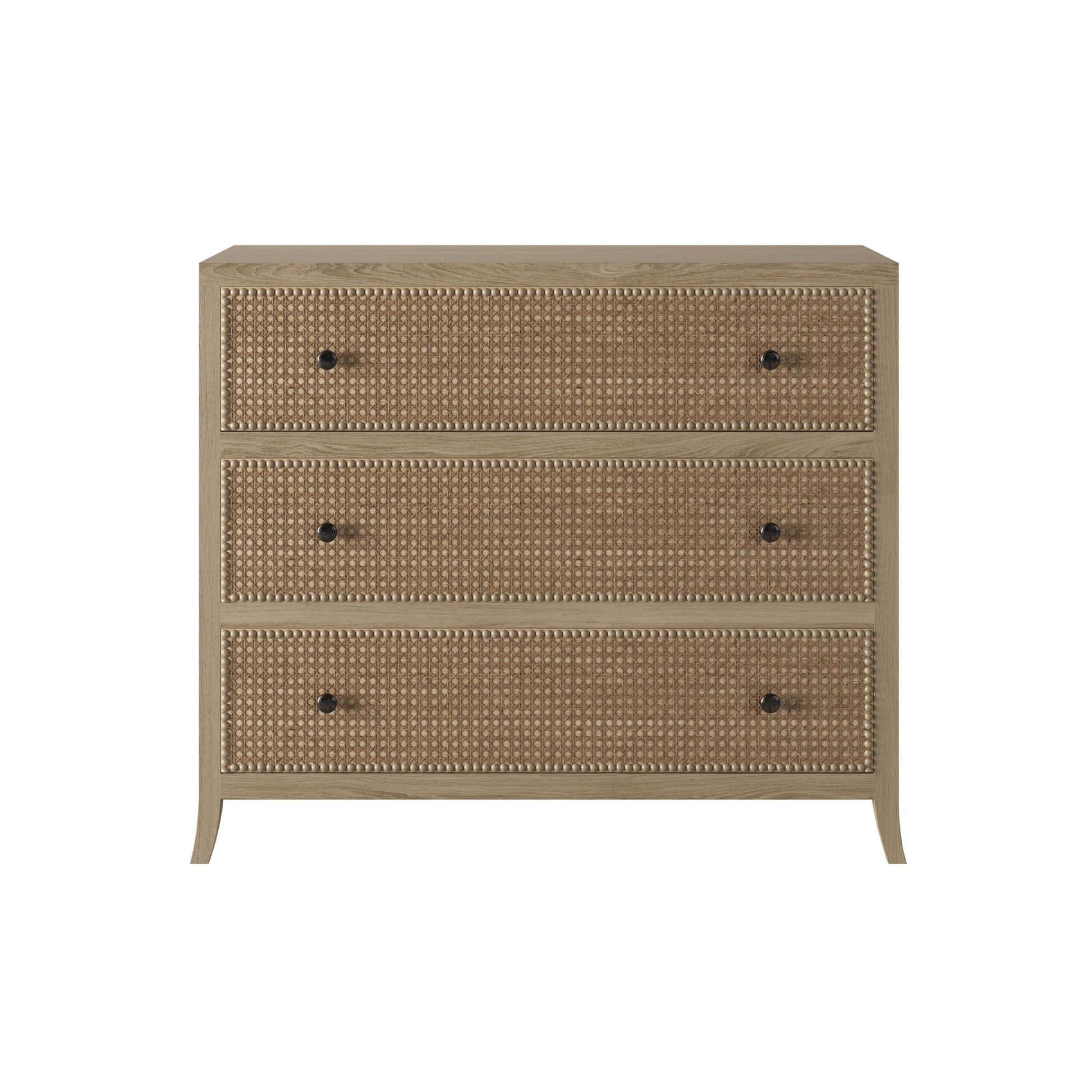 Shop the elegant Witley Chest of Drawers in oak with rattan latticed front by D.I. Designs. FREE UK MAINLAND DELIVERY. Shop online now at www.nobleandnook.co.uk