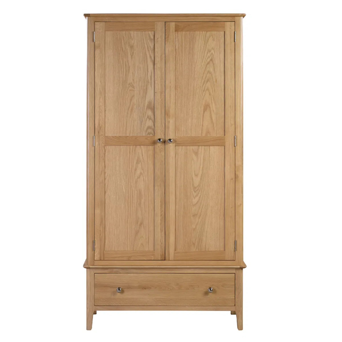 Cotswold Solid Oak Double Wardrobe with Drawer