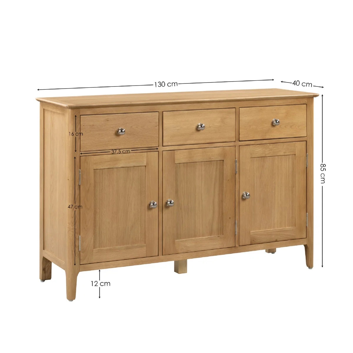 Cotswold 3 Door 2 Drawer Sideboard