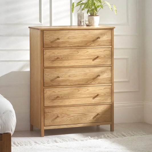 Coxmoor 5 Drawer Wide Chest