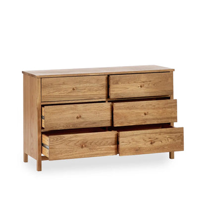 Coxmoor 6 Drawer Chest Oak
