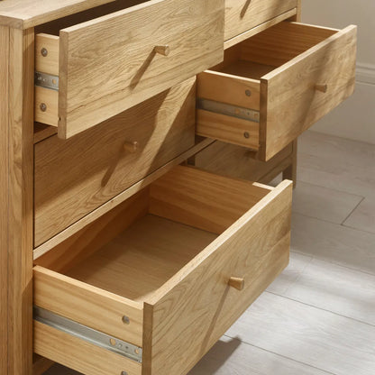 Coxmoor 6 Drawer Chest Oak