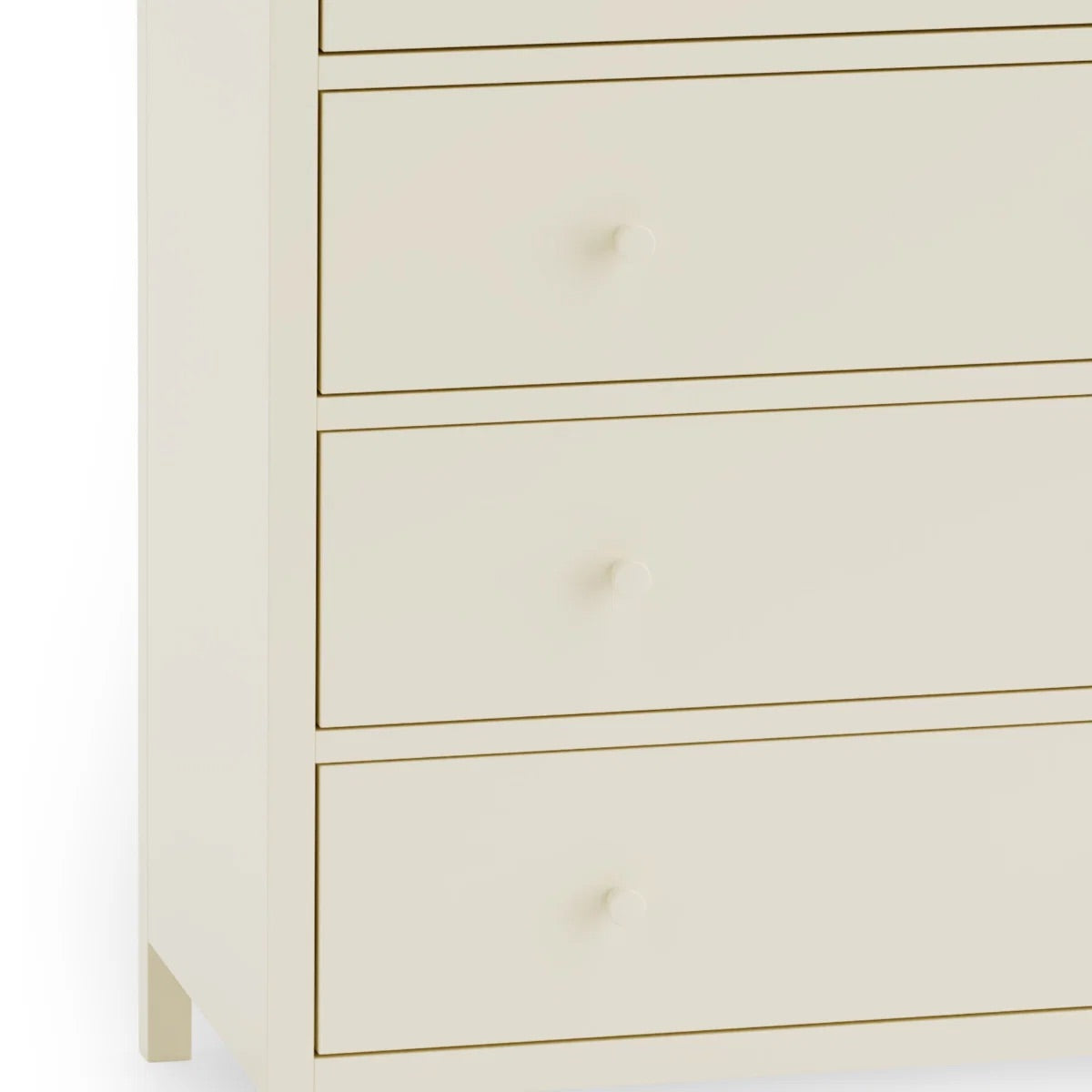 Coxmoor 5 Drawer Wide Chest Ivory & Oak
