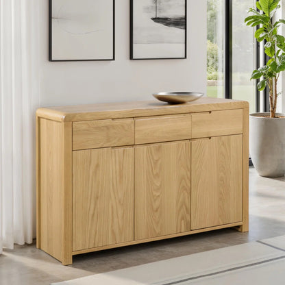 Curve Oak Sideboard | Modern Retro Style