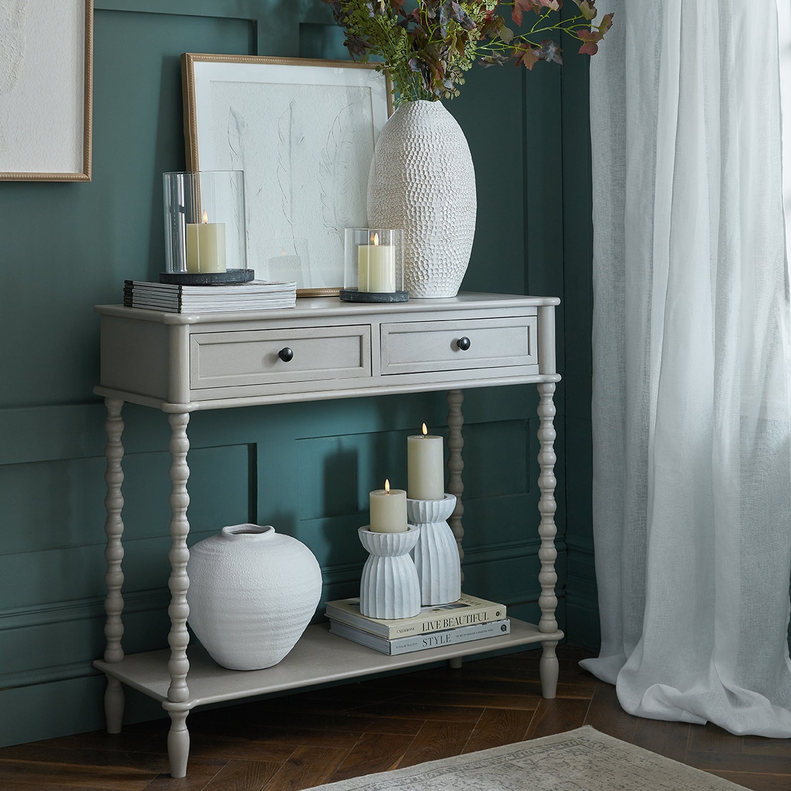Camden Two Drawer Console Table