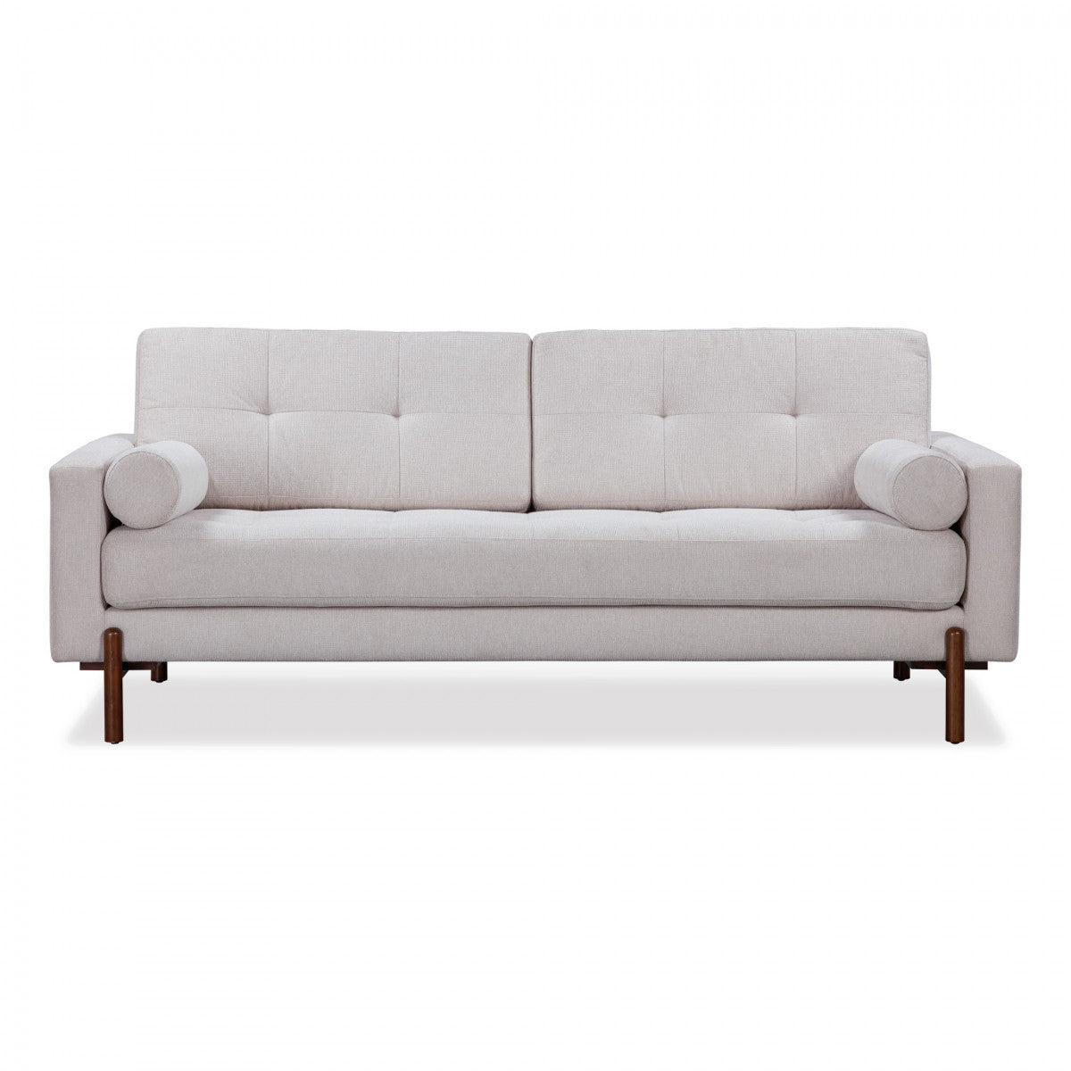 The Candover Upholstered Sofa in Neutral Fabric