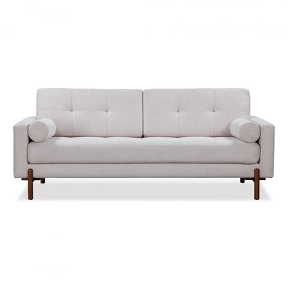 The Candover Upholstered Sofa in Neutral Fabric