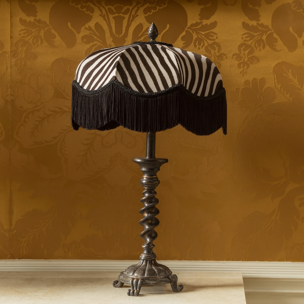 The Black Zebra Lampshade
