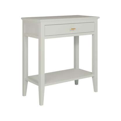 Built from solid birch and painted wood for a high-quality, long-lasting piece. Dimensions - W70 x D35 x H75 cm - Ideal for small entryways, behind sofas, or in bedrooms. www.nobleandnook.co.uk