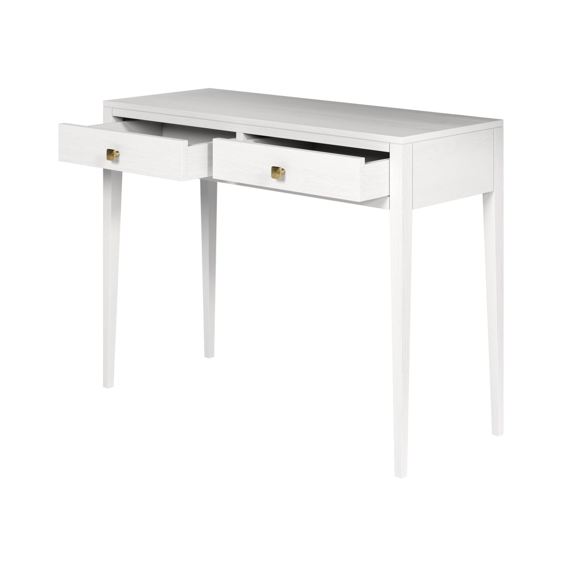 Shop the timeless elegance of the Radford Console in White Oak with visible grain by D.I.Designs. FREE UK Mainland Delivery. Shop online today at www.nobleandnook.co.uk