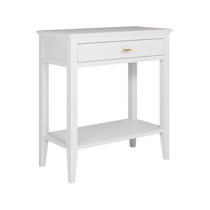 Built from solid birch and painted wood for a high-quality, long-lasting piece. Dimensions - W70 x D35 x H75 cm - Ideal for small entryways, behind sofas, or in bedrooms. www.nobleandnook.co.uk