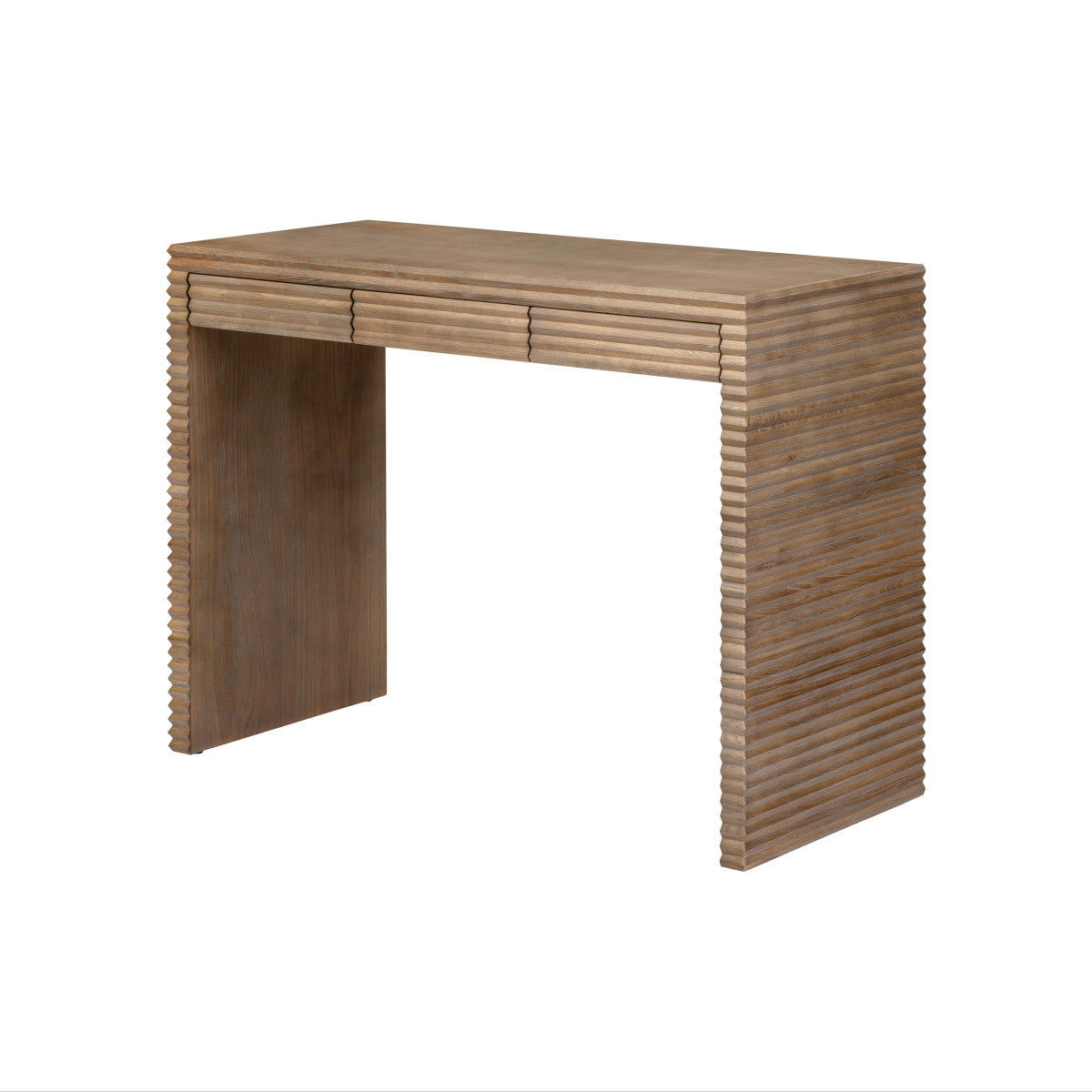 Wickham Desk | Ribbed Oak