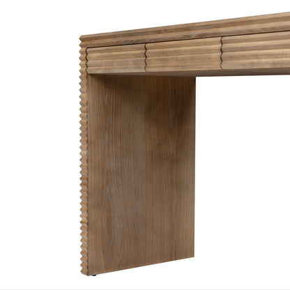 Wickham Desk | Ribbed Oak