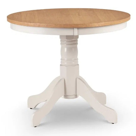 The Davenport Round Pedestal Table blends functionality with refined design, making it a standout addition to any kitchen or dining room. Dimensions H75xW106cm. Basic Assembly Required. Available today at www.nobleandnook.co.uk