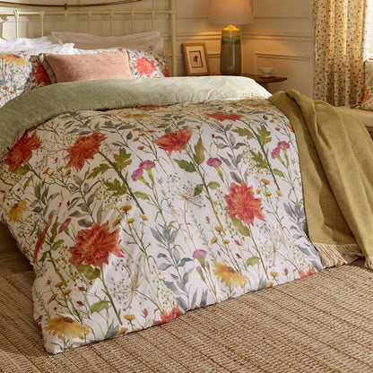 Delamere 100% Cotton Reversible Duvet Cover Set – Multicolour