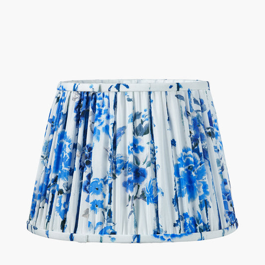 Kyoto Flower 35cm Pleated Shade Cobalt