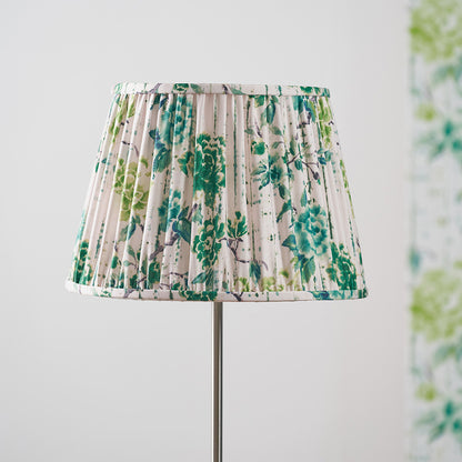 Kyoto Flower 35cm Pleated Shade Emerald