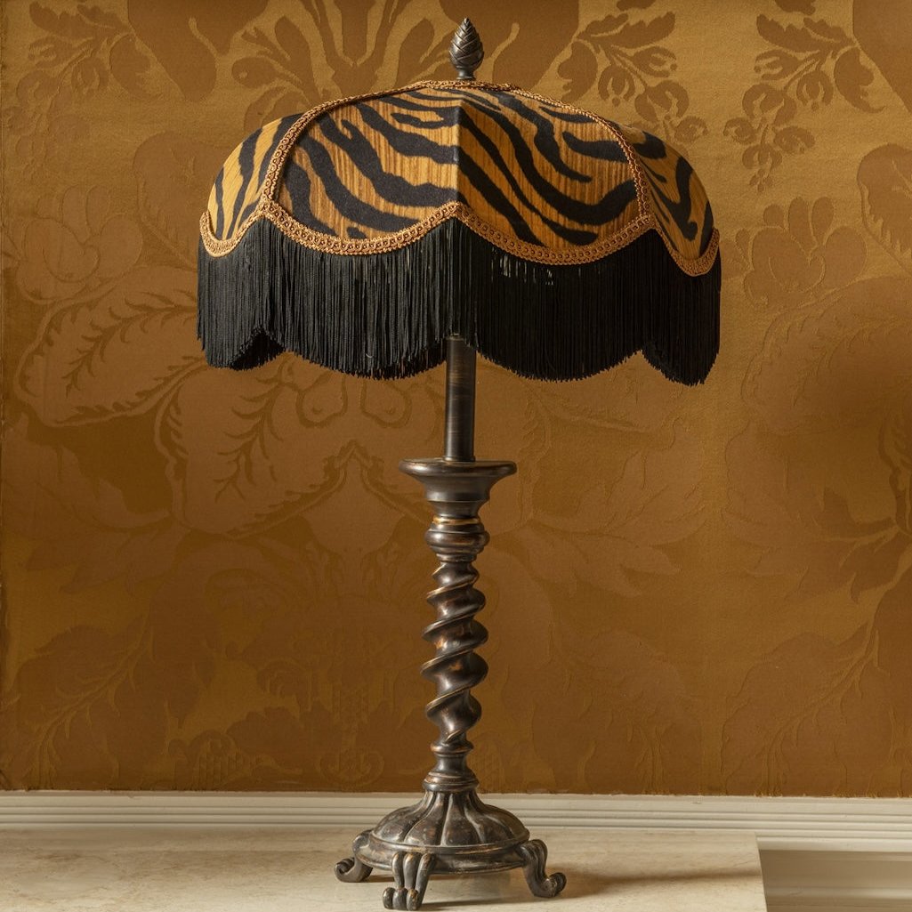 The Tigress Fringed Lampshade
