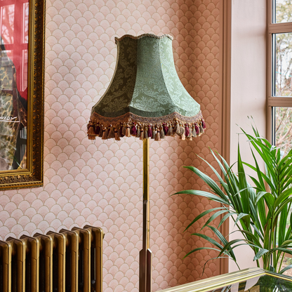 The Emerald Damask Lampshade | Sorrel Green