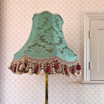 The Emerald Damask Lampshade | Sorrel Green