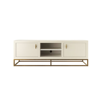 Shop the Hampton TV Unit in luxurious Ivory shagreen, perfect for your TV and media needs. Shop online today at www.nobleandnook.co.uk